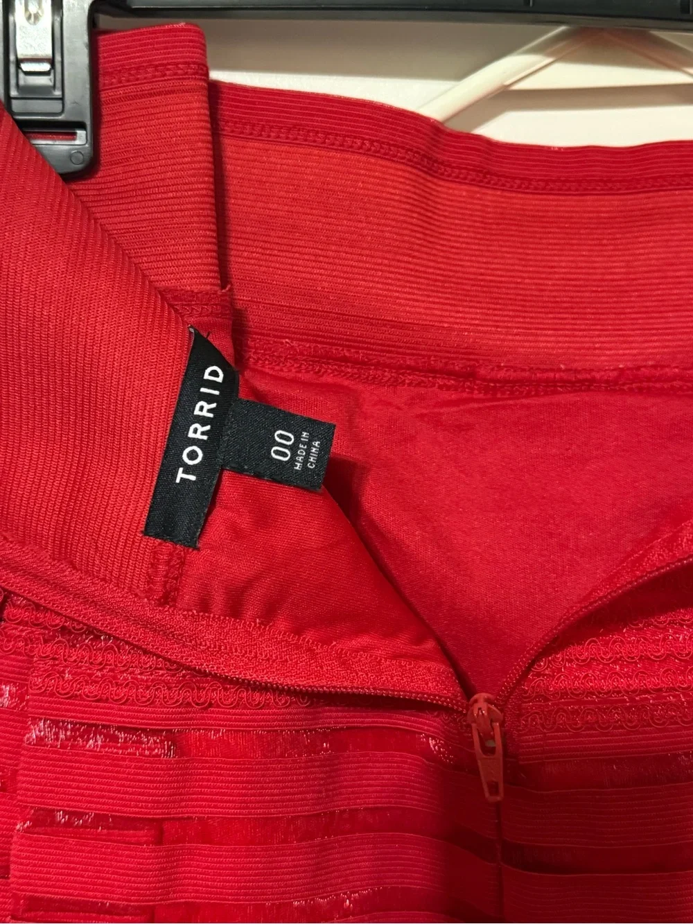 TORRID Red Textured Circle Skirt and TORRID 